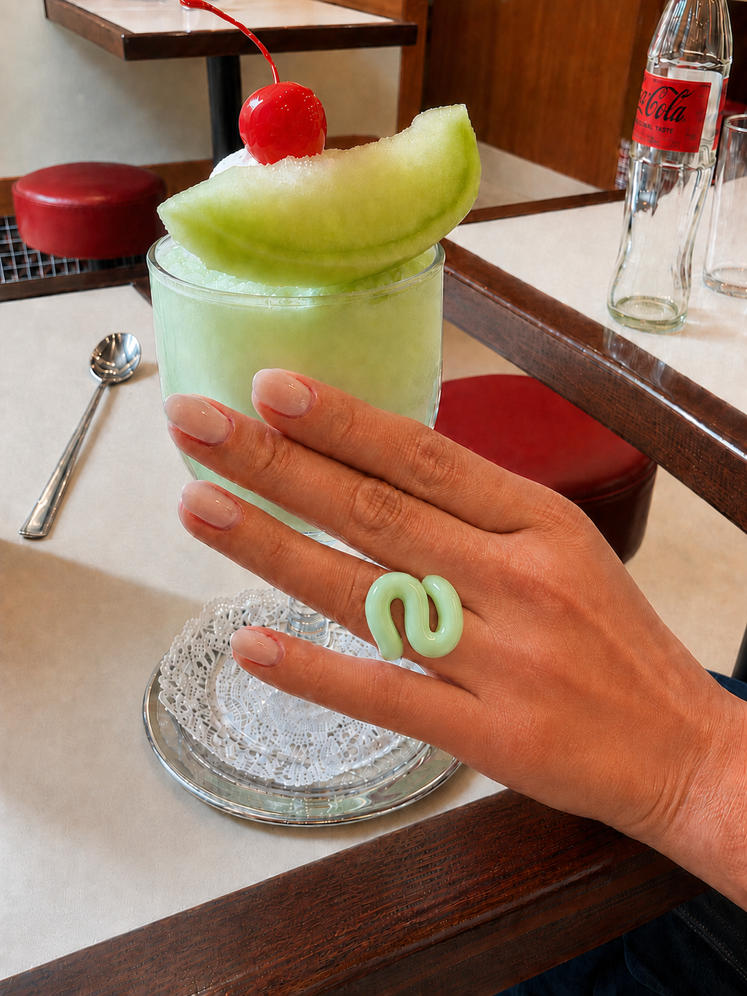 Sorso Ring - Matcha Green