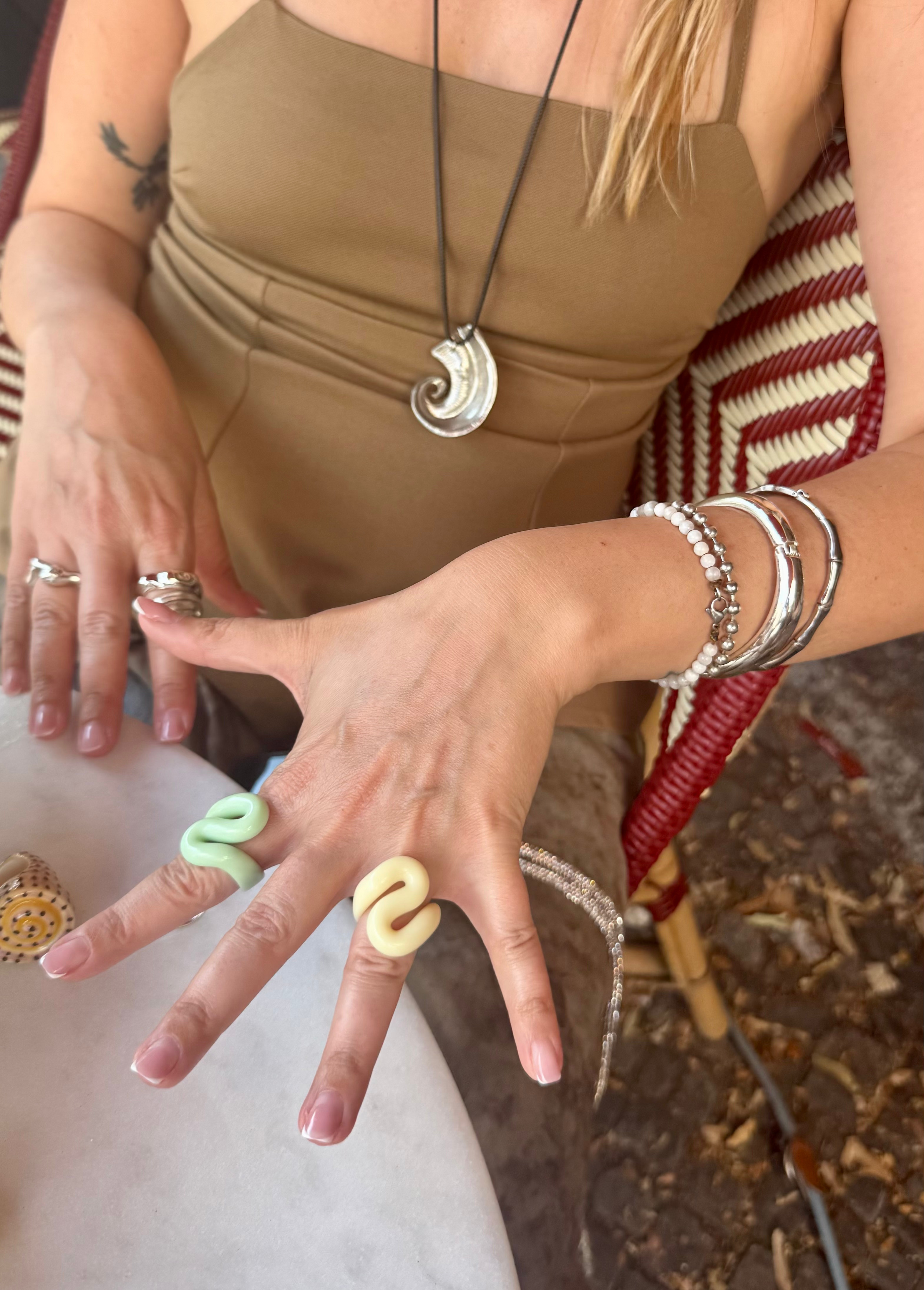 Sorso Ring - Matcha Green